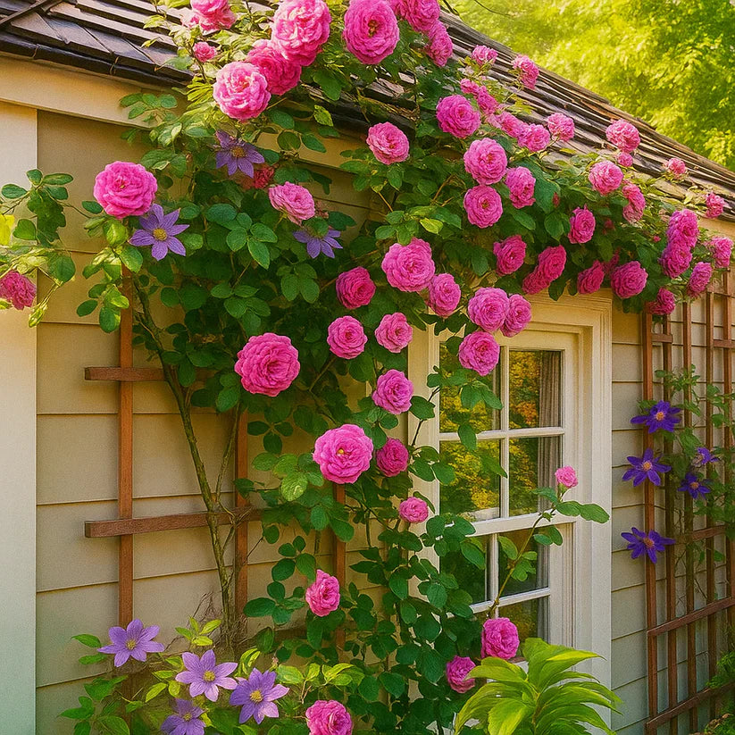 🌹 Elegant Climbing Rose Flower Seeds- Rare Seeds